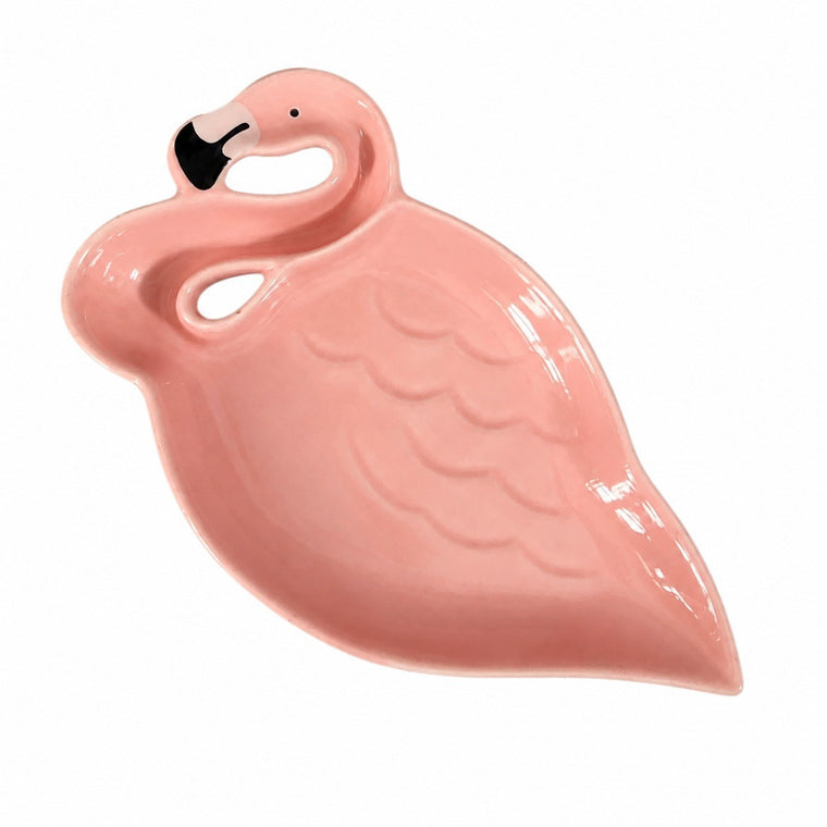 Flamingo Porcelain Plate, Fine Ceramic Dinnerware - product view 1