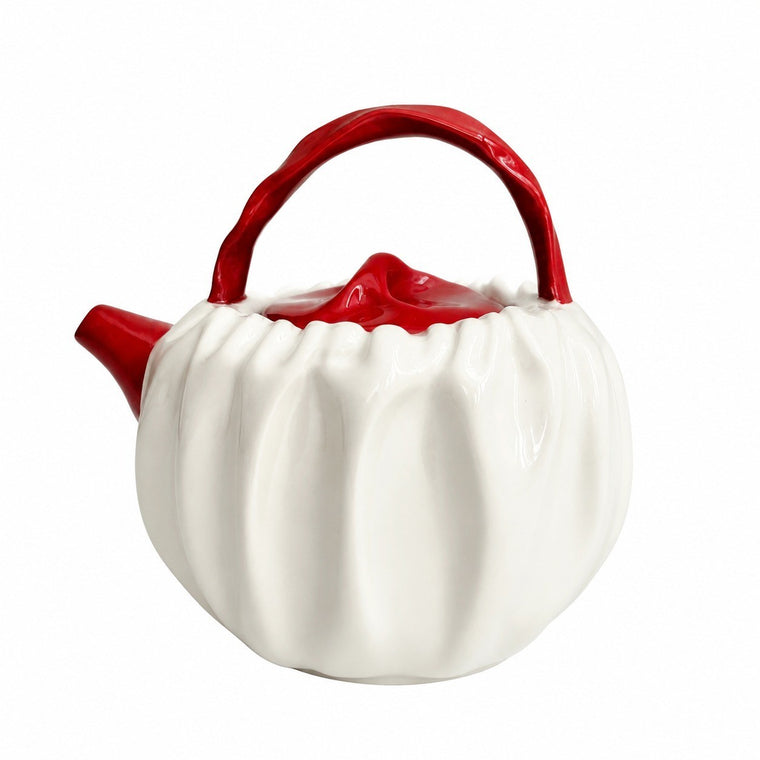 Ceramic Pitcher 800ml, Red Handbag Design, Decorative Water Jug - product view 1