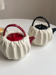 Ceramic Pitcher 800ml, Red Handbag Design, Decorative Water Jug - detail 2
