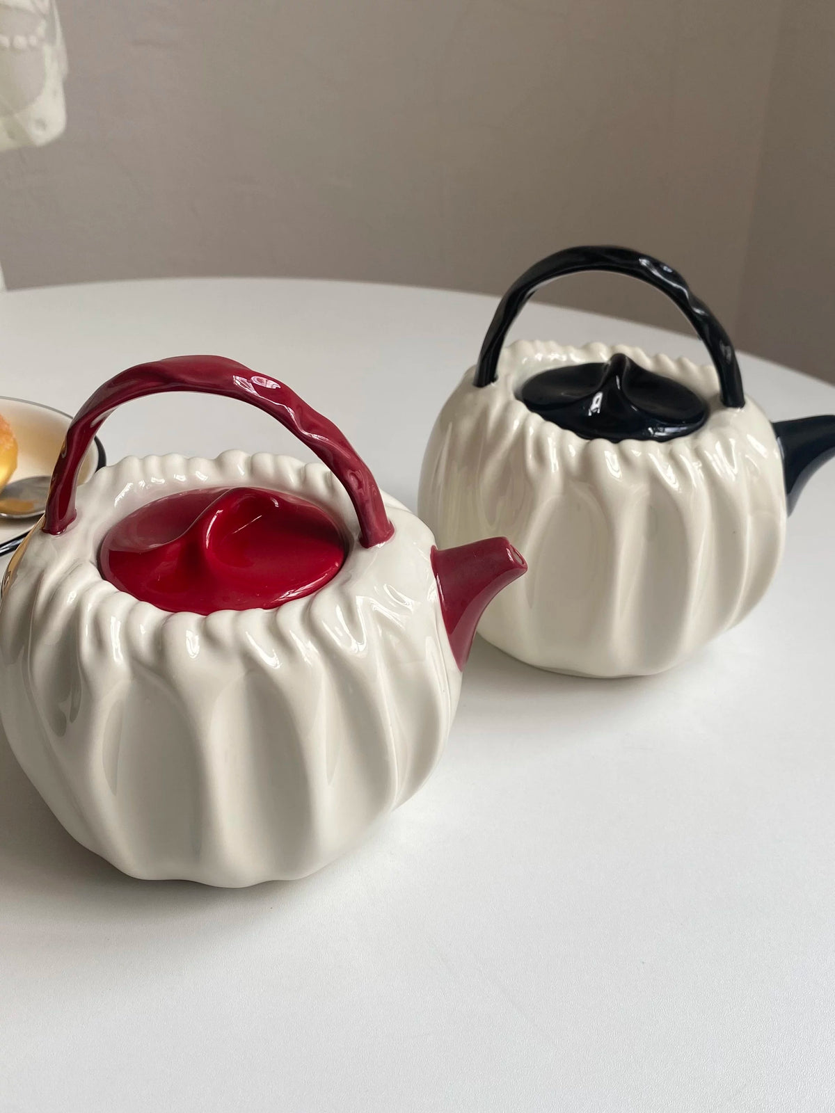 Ceramic Pitcher 800ml, Red Handbag Design, Decorative Water Jug - detail 2