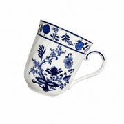 Green Peony Ceramic Cup, Tea Coffee Mug - product view 3