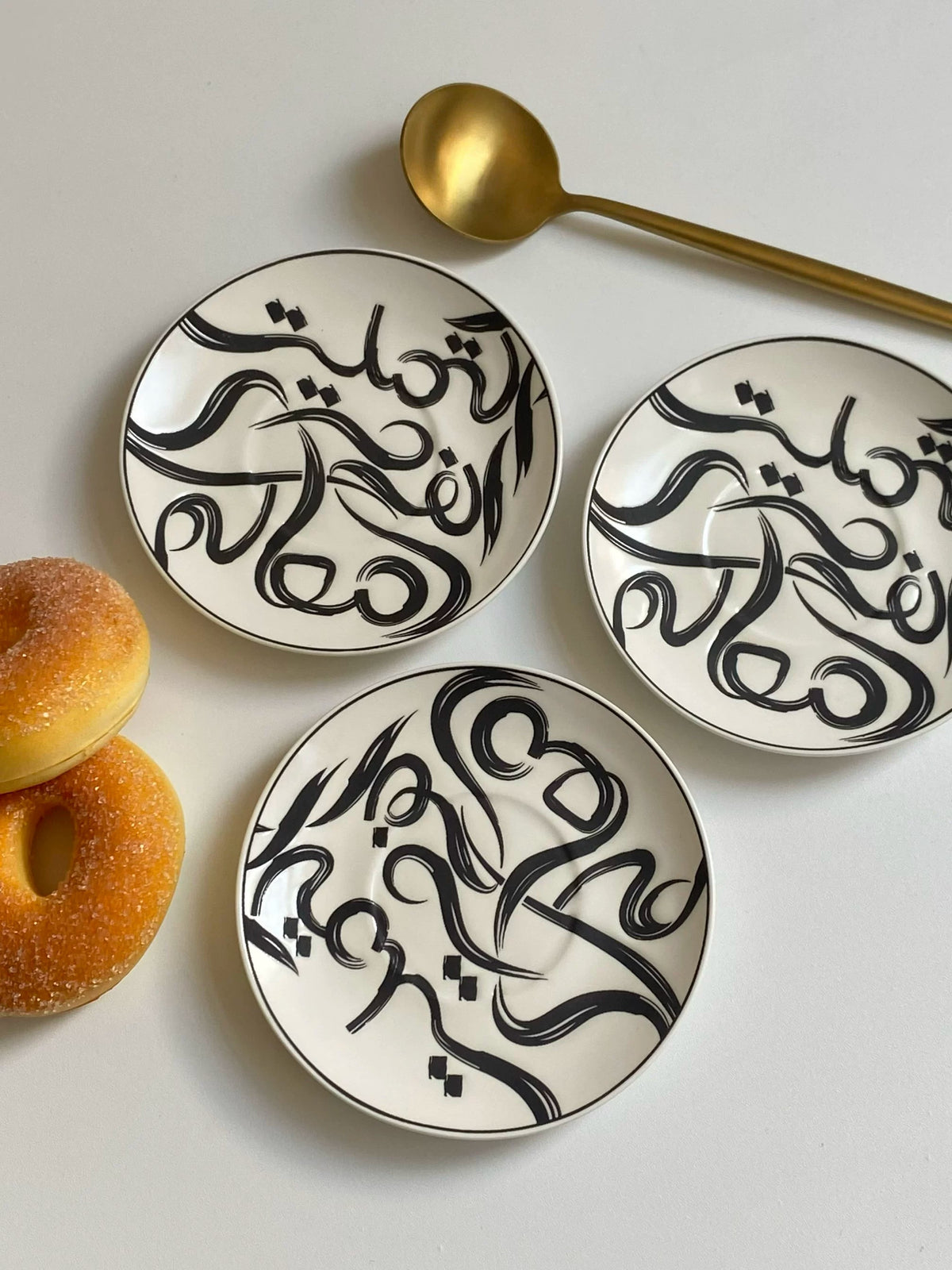 Ceramic Small Dish, 4.75 Inch, Abstract Design - detail 3