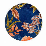 Spring Garden 8 Inch Ceramic Plate, Hand-Painted Underglaze Decorative Dinnerware - product view 4