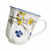 Green Peony Ceramic Cup, Tea Coffee Mug - product view 5