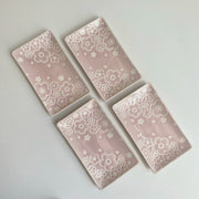 Ceramic Small Dish, 14.3 x 8.5 x 1 cm, Underglaze Relief - product view 11