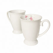 Romantic Floral Pedestal Cup, 320 ml, Fine Porcelain - product view 4
