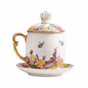 Bone China Cup Lady Blue Crown, Gift Boxed, 200-400ml - product view 2