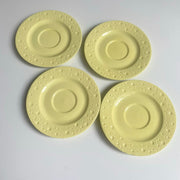 Sky-Blue Relief Ceramic Small Dish, 5 Inch, 13 x 1.6 cm - product view 6