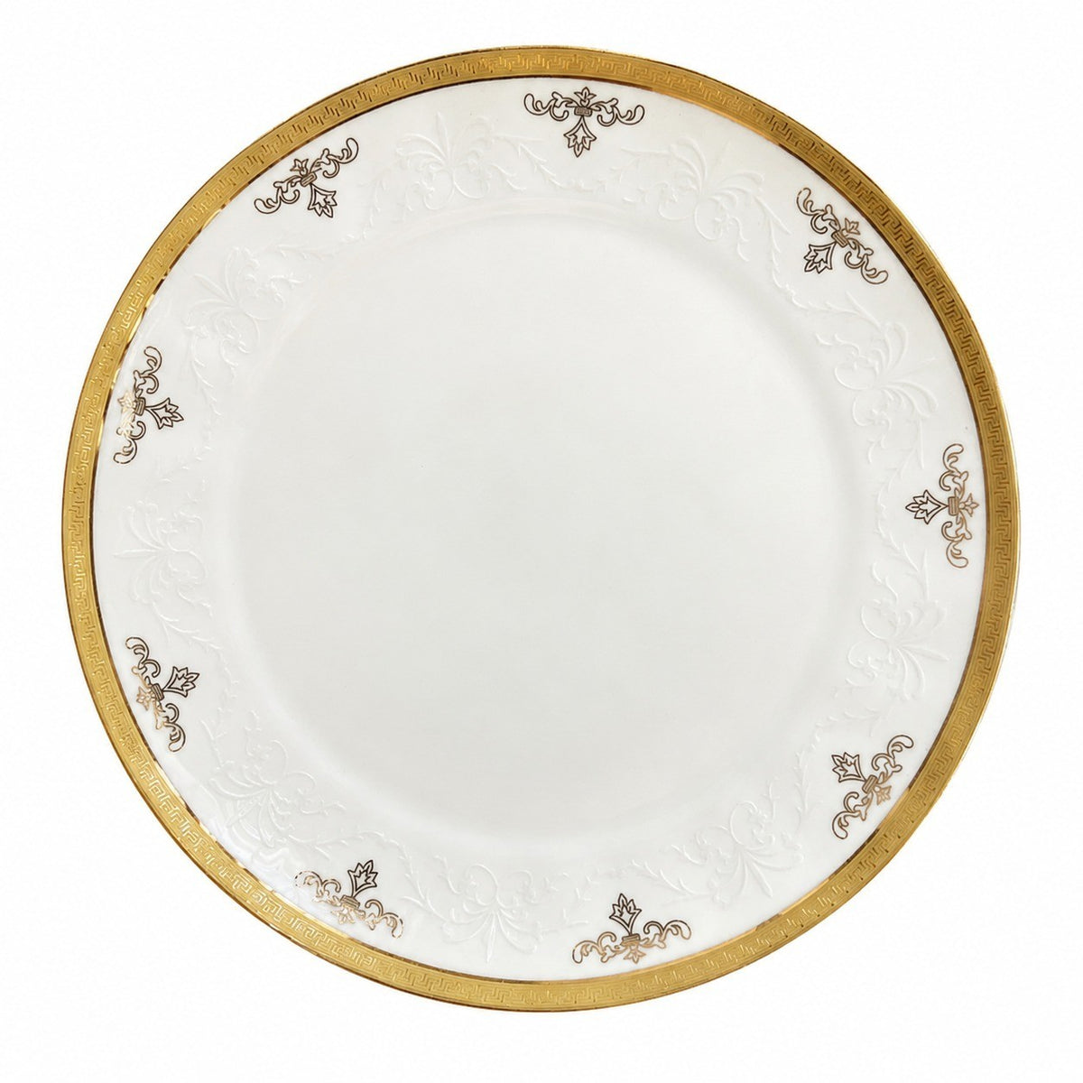 Ceramic Dinner Plate 7.5 Inch, Palace Gold Rim, 18.5 x 2 cm - product view 1