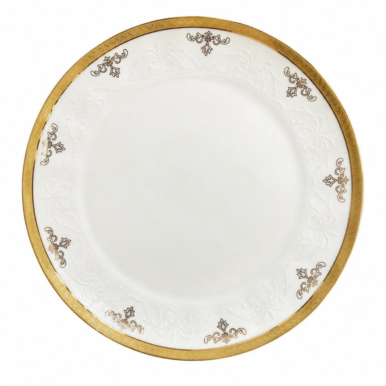 Ceramic Dinner Plate 7.5 Inch, Palace Gold Rim, 18.5 x 2 cm - product view 1