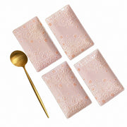 Ceramic Small Dish, 14.3 x 8.5 x 1 cm, Underglaze Relief - product view 3