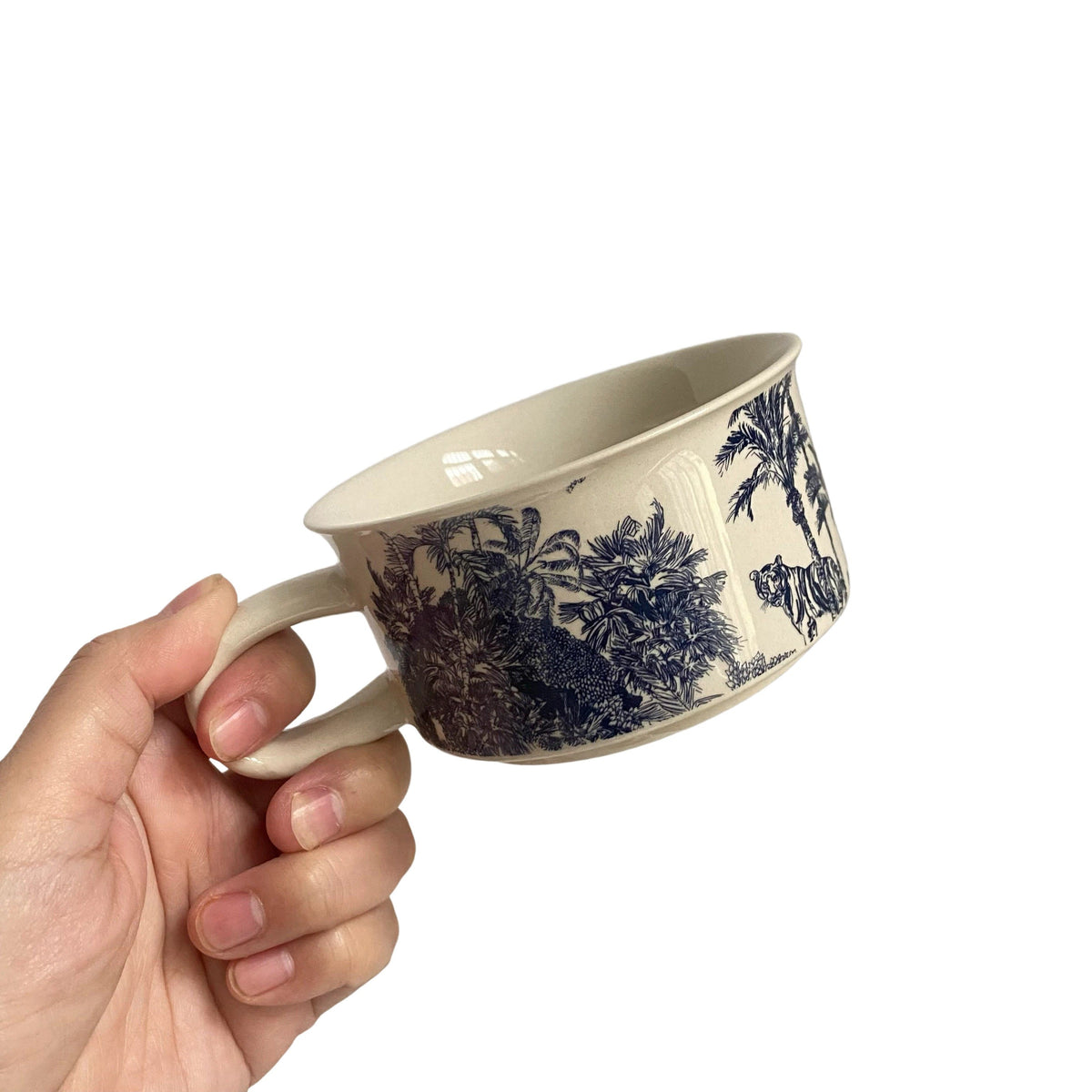 Ceramic Cup, Jian Floral Design, 270 ml - product view 7