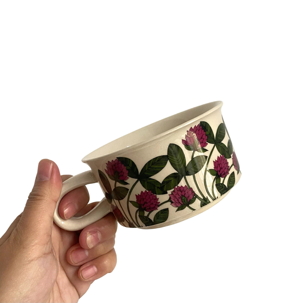 Ceramic Cup, Jian Floral Design, 270 ml - product view 1