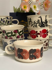 Ceramic Cup, Jian Floral Design, 270 ml - detail 1