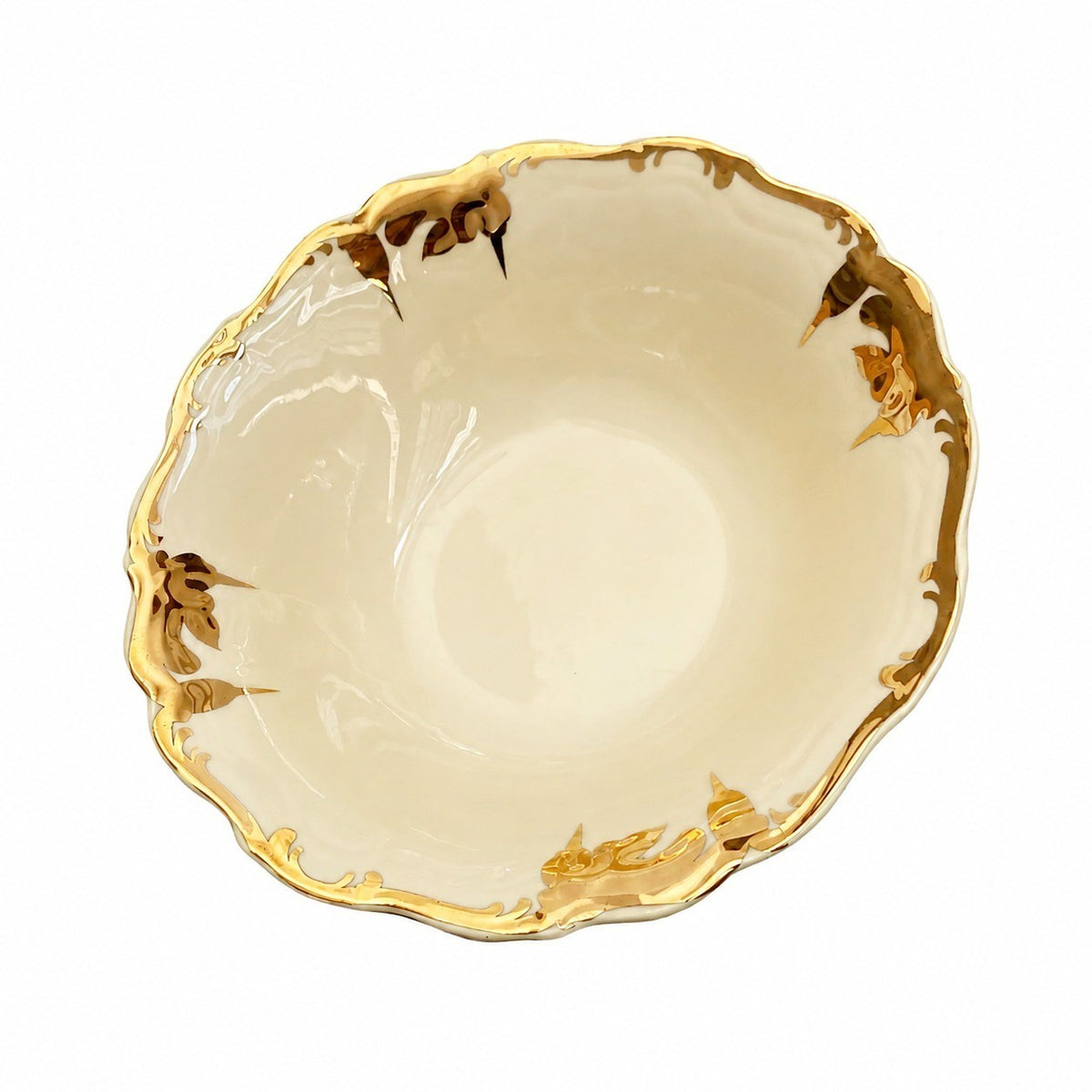 Gold Detailed Hand-Painted Ceramic Tableware Collection - product view 1