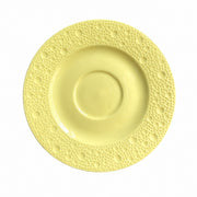 Sky-Blue Relief Ceramic Small Dish, 5 Inch, 13 x 1.6 cm - product view 2