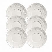 Sky-Blue Relief Ceramic Small Dish, 5 Inch, 13 x 1.6 cm - product view 14