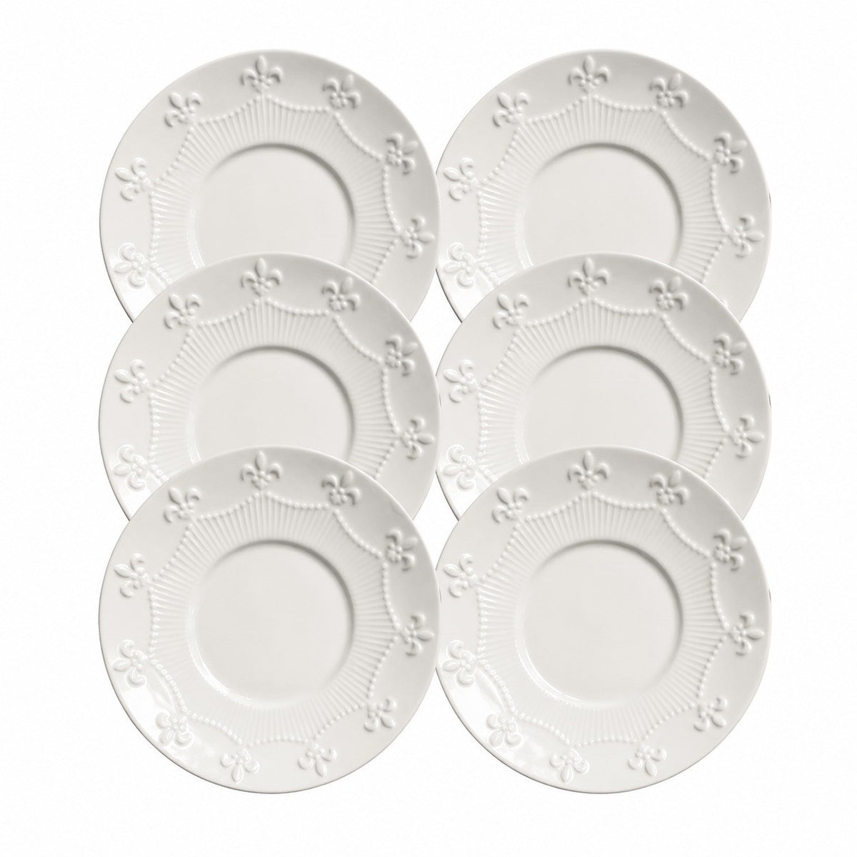 Sky-Blue Relief Ceramic Small Dish, 5 Inch, 13 x 1.6 cm - product view 14