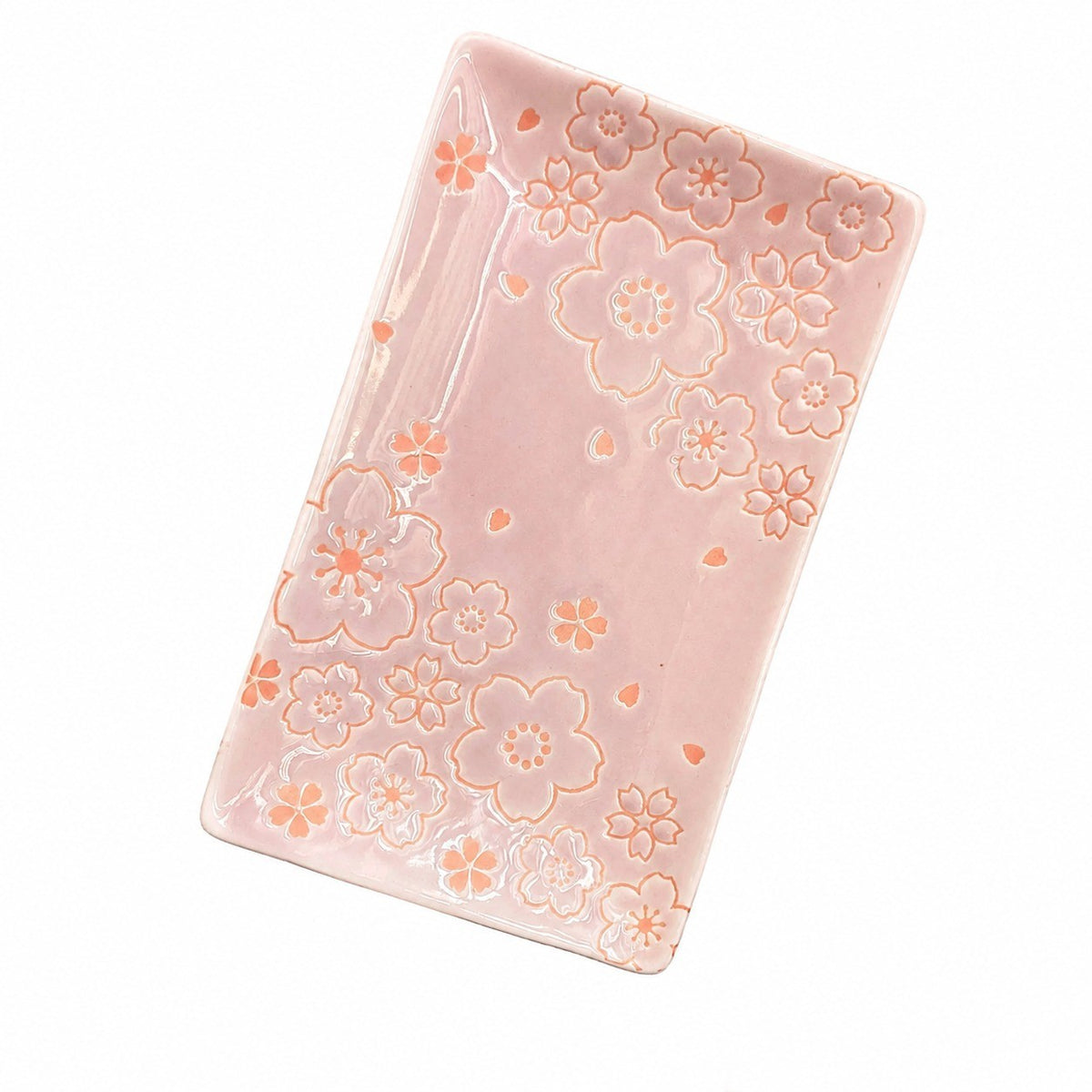 Ceramic Small Dish, 14.3 x 8.5 x 1 cm, Underglaze Relief - product view 7