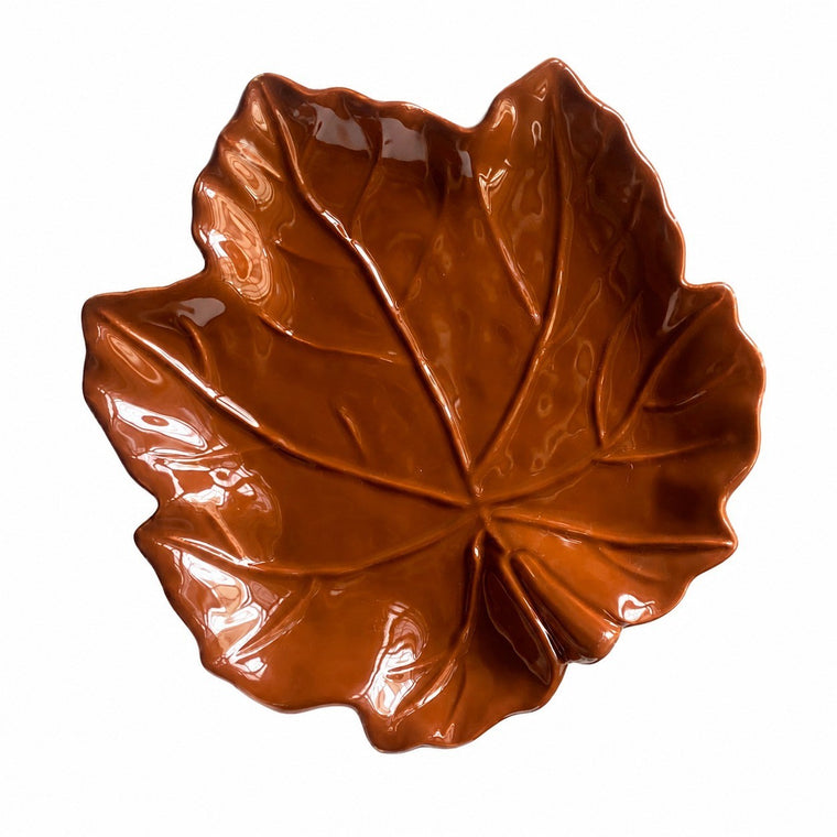 Maple Leaf M Style Plate 22.5 x 2.5 cm, Ceramic Dinnerware - product view 1