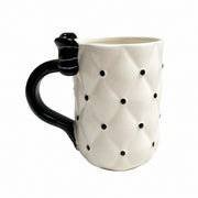 Bow Black 500 ml Ceramic Cup, Drinkware - product view 1