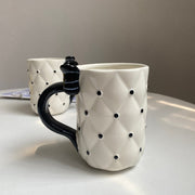 Bow Black 500 ml Ceramic Cup, Drinkware - detail 1