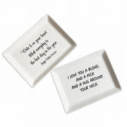 Assorted English Letter Small Dish, Decorative Ceramic Plate - product view 1
