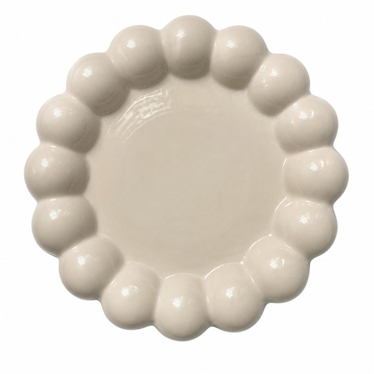 Folded Small Chocolate Brown Plate, Dinnerware - product view 1
