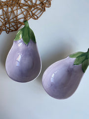 Purple Eggplant Underglaze Ceramic Tableware Collection - detail 3