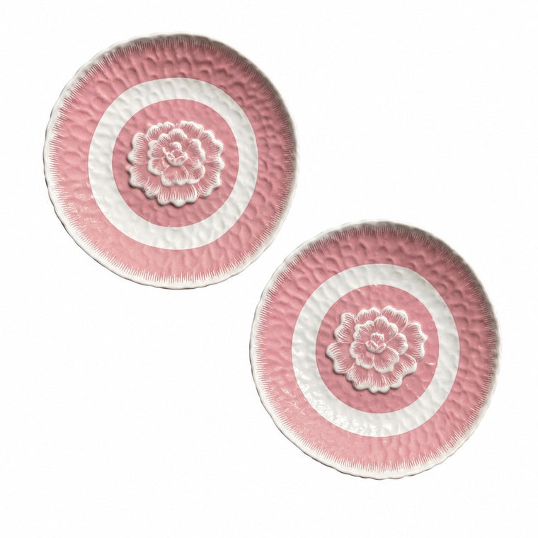 Lotus Small Dish Set, Ceramic Decorative Plates - product view 2