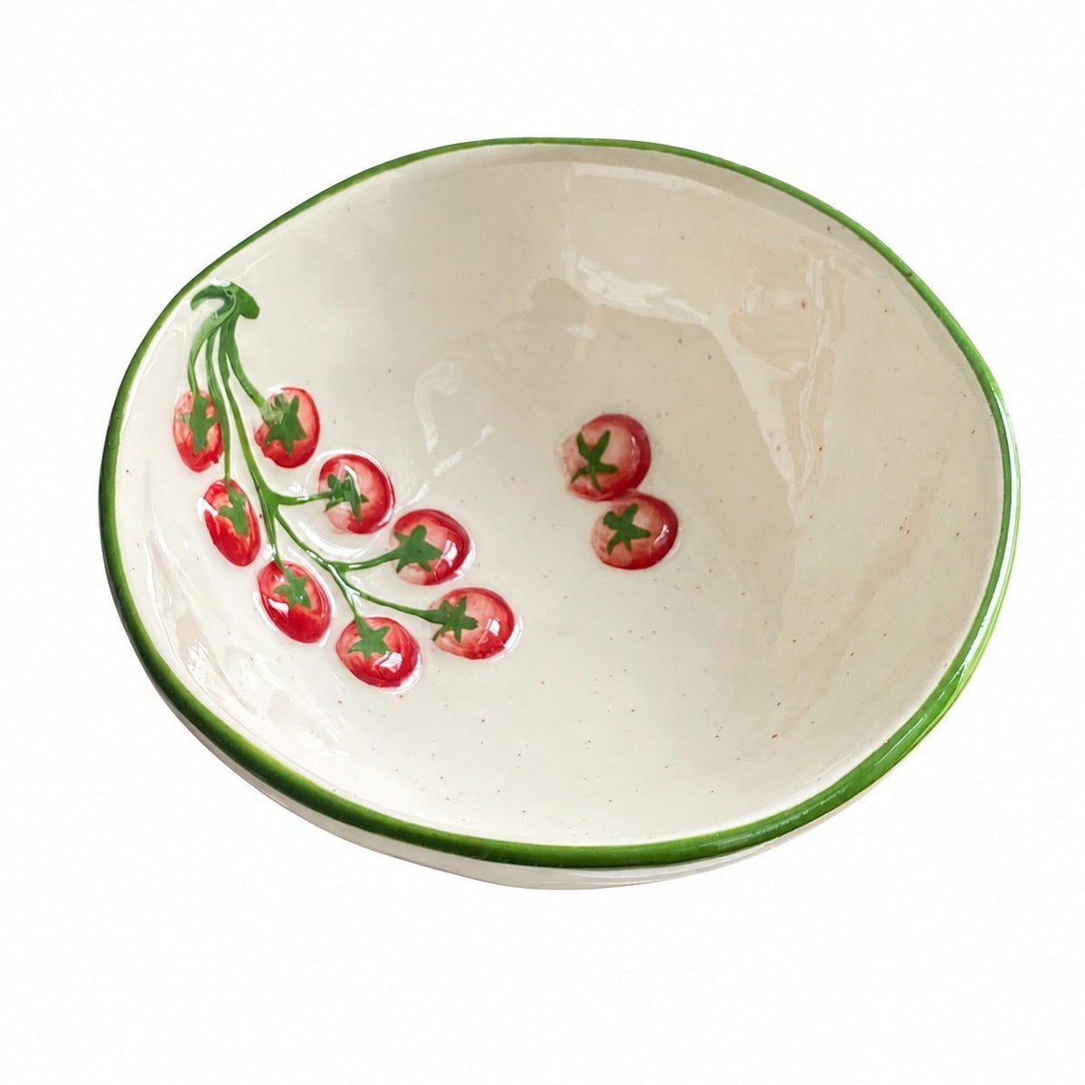 Cherry Tomato Hand-Painted Ceramic Tableware Collection - product view 4