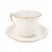 Gold Rimmed White Porcelain Tableware Collection - product view 2