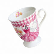 Lavender Footed Cup, 300 ml, Elegant Stemmed Mug - product view 2