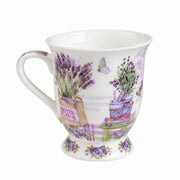 Lavender Footed Cup, 300 ml, Elegant Stemmed Mug - product view 1