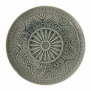 Gray Embossed Ceramic Plate, 30.5 x 3.3 cm, Large Dinnerware - product view 1