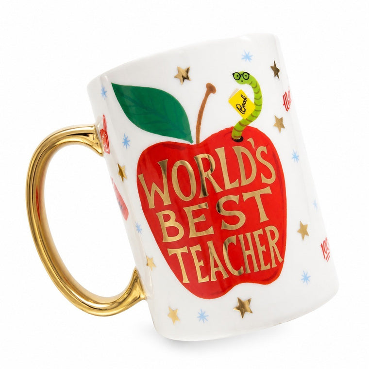 Bone China Cup with Gold Handle, Allover Floral, 500ml - product view 2