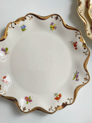 Ceramic Plate 8 Inch, White Tiny Floral, 20 x 2 cm, Dinnerware - detail 3
