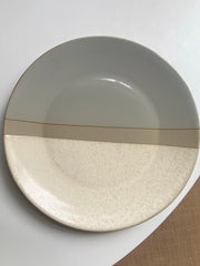 Japanese Style Two-Tone Ceramic Plate, 8.5 Inch, Dinnerware - detail 2