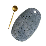 Ceramic Trivet, Long Oval, 32 x 19.5 cm, Heat Resistant Kitchen Counter Protector Dinner Plate - product view 1