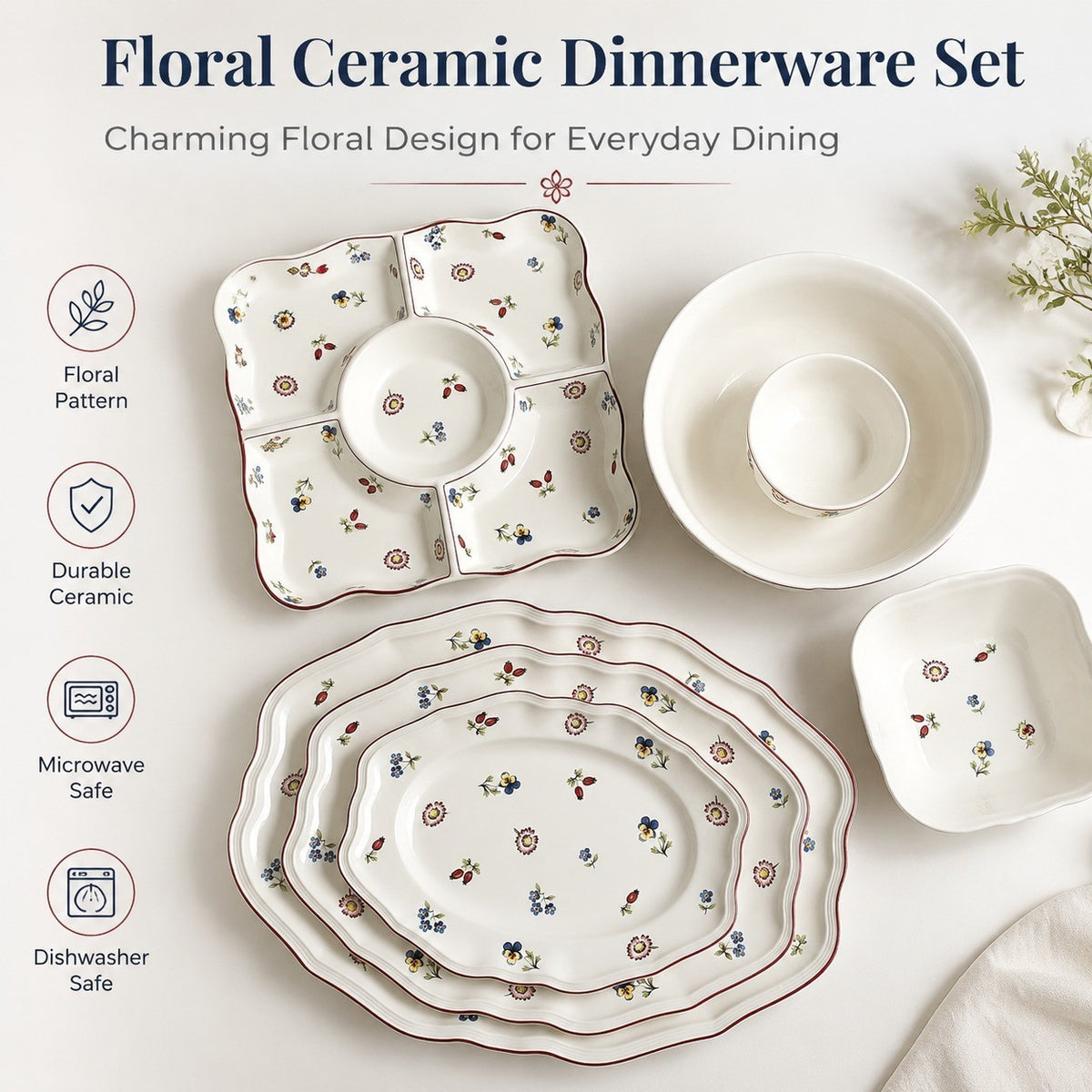 Lemon Ceramic Tableware Collection - detail 2
