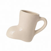 Ceramic Cup, Cream Boot Design, Coffee Mug, Tea Cup - product view 1
