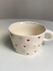 Ceramic Cup, Floral Fish Design, Coffee Mug - detail 2