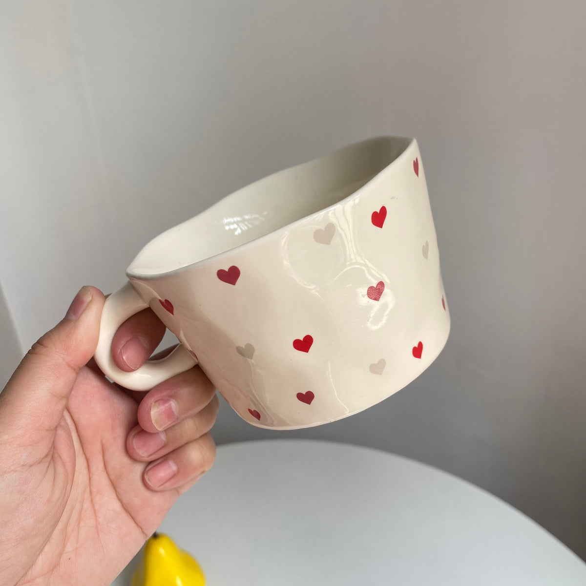 Ceramic Cup, Floral Fish Design, Coffee Mug - detail 1