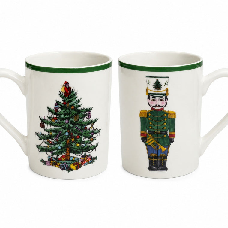 Ceramic Cup 220 ml, Green Peony Design, Tea Coffee Mug - product view 2