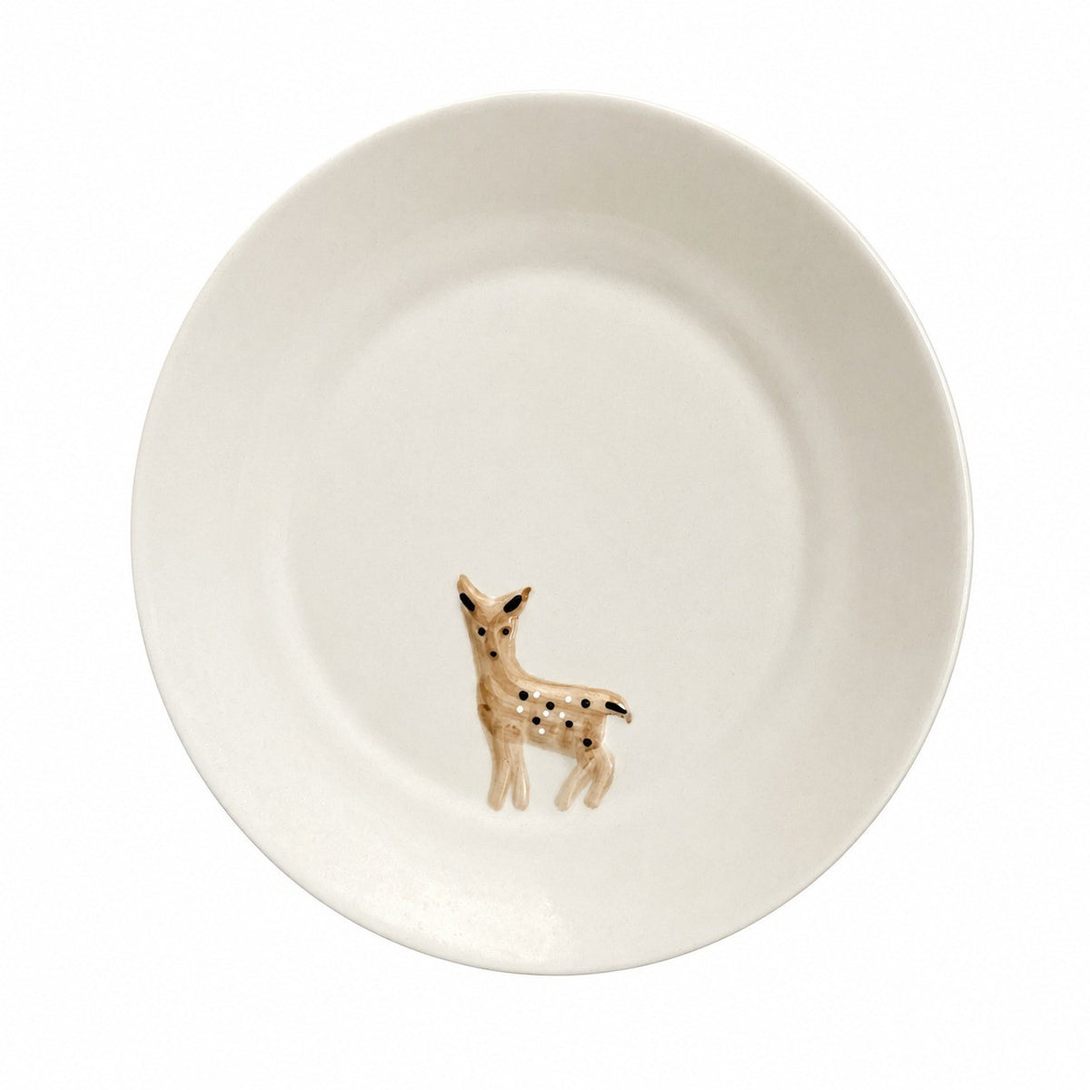 Little Hedgehog Ceramic Plate, Underglaze Decorative Dinnerware - product view 4