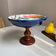 Ceramic Fruit Platter, Decorative Serving Tray - detail 1