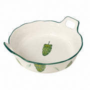 Ceramic Baking Dish 10 Inch, Banana Leaf Design, 26 x 23 x 8.5 cm - product view 1