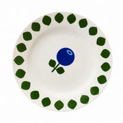 Ceramic Deep Plate 8 Inch Blueberry Design, 20 x 3 cm, Dinnerware - product view 6