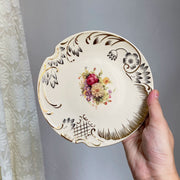 Ceramic Flat Plate 7 Inch, Hibiscus Garden Design, Dinnerware - detail 1