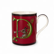 Red D Ceramic Mug, 350 ml, Coffee Tea Cup - product view 4